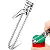 1pc Can Opener; Adjustable Jar & Bottle Opener; Multifunctional Stainless Steel Manual Can Opener Jar Lid Gripper; Easy Open Adjustable Jar Opener - S