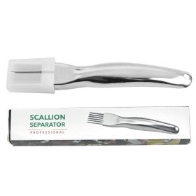 304 Stainless Steel Onion Cutter; Kitchen Accessory; Chopping Green Onion; Veggie Chopper; Multifunctional Scallion Cutter - Style 1