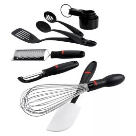 17pc Culinary and Utensil Set - black