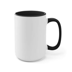 Ceramic Two-tone Color Accent Coffee Mug 15oz - 15oz