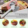 Multifunction Meat Hammer Meat Tenderizer Portable Steak Pork Tools Two Sides Loose Stainless Steel Hammer Kitchen Cooking Tools - A