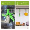 Watermelon Slicer Stainless Steel Watermelon Cubes Windmill Cutter Melon Knife Fruit Tools Kitchen Gadgets - Silver & Green