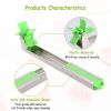 Watermelon Slicer Stainless Steel Watermelon Cubes Windmill Cutter Melon Knife Fruit Tools Kitchen Gadgets - Silver & Green