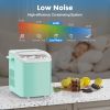 Small Portable Home Use Ice Maker,Green - as Pic