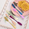 1pc Stainless Steel Cake Scraper Baking Tool - Golden