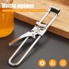 1pc Can Opener; Adjustable Jar & Bottle Opener; Multifunctional Stainless Steel Manual Can Opener Jar Lid Gripper; Easy Open Adjustable Jar Opener - S