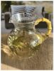 Leading Ware 3 Quarts Water Pitcher with Lid, Palm Tree Design Unbreakable Plastic Pitcher, Drink Pitcher, Juice Pitcher with Spout BPA Free - as Pic