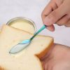 1pc Stainless Steel Cake Scraper Baking Tool - Golden