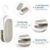 1pc; Mini Portable Sealer; Home Sealer; Heat Sealer Hand Press Sealing Clip; Battery Not Included - Random Color