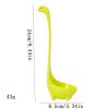 1pc Creative Dinosaur Soup Spoon; Food Grade PP Long Handle Vertical Spoon; Cooking Kitchen Cooking Mixing Spoon; Kitchen Supplies - Blue