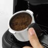 Steam Espresso Maker with Stainless Steel Frothing Pitcher - black