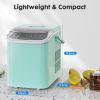 Small Portable Home Use Ice Maker,Green - as Pic