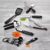 17pc Culinary and Utensil Set - black