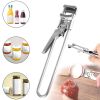 1pc Can Opener; Adjustable Jar & Bottle Opener; Multifunctional Stainless Steel Manual Can Opener Jar Lid Gripper; Easy Open Adjustable Jar Opener - S